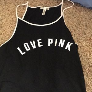 It’s a black crop top